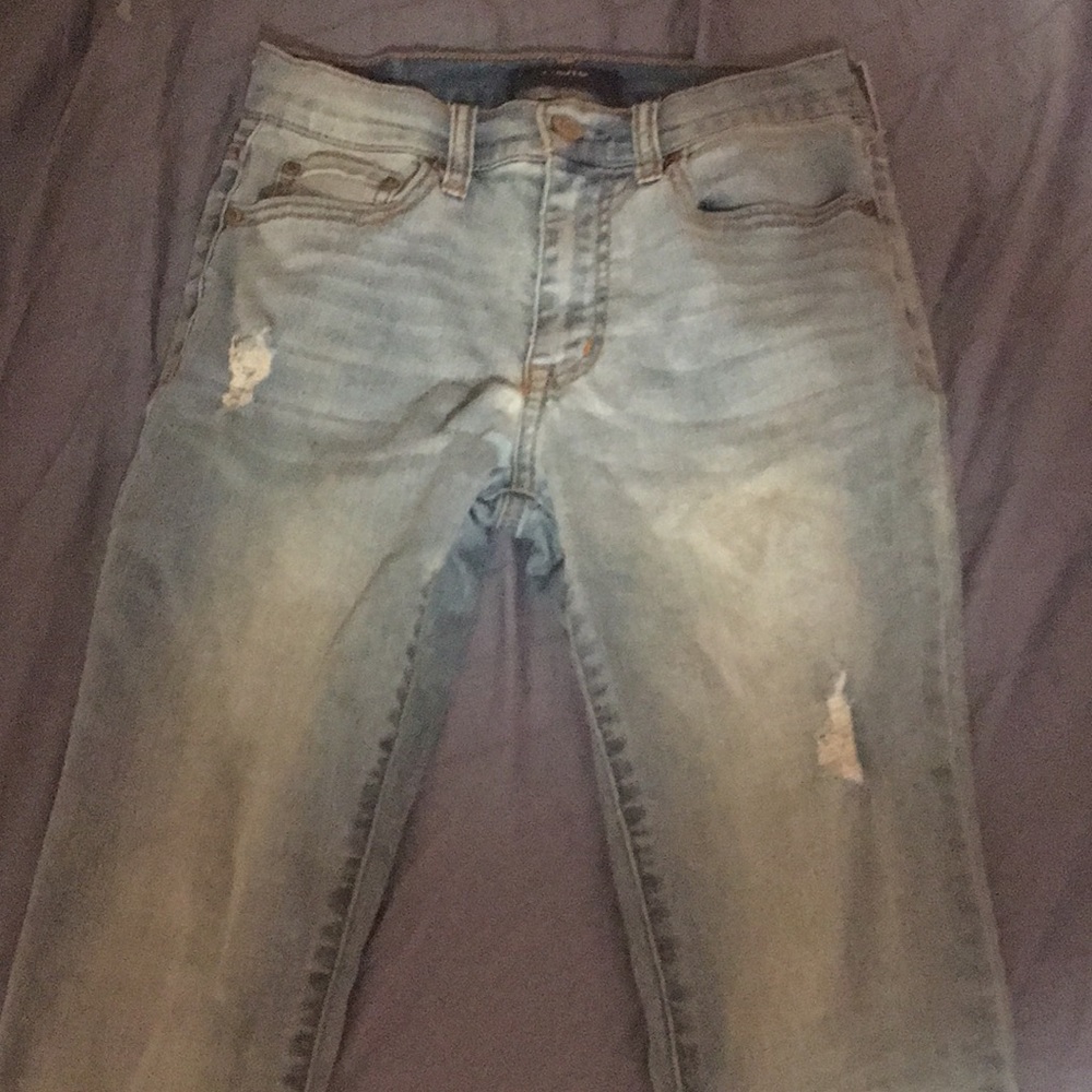 Aeropostale Size 2 ripped skinny jeans high rise